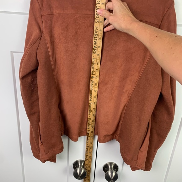 Matilda Jane Good Hart LARGE Cordell Jacket Moto Waterfall Front Burnt Orange - Picture 6 of 7
